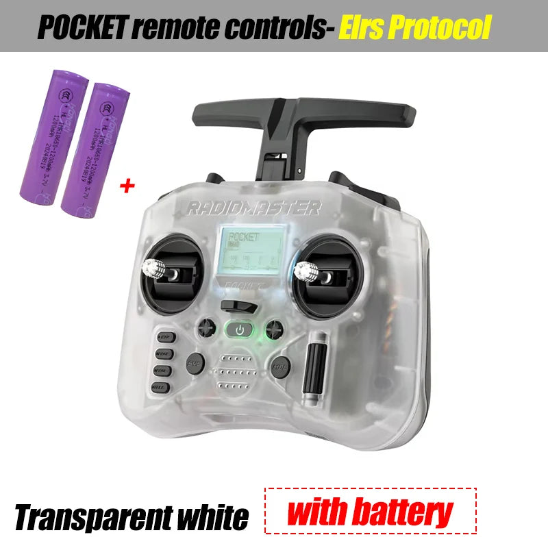 Radiomaster Pocket FCC M2 Hall Gimbal Transmitter Remote Control Portable Built In LED Light Foldable for FPV Racing Drone Radiomaster Pocket FCC M2 Hall Gimbal Transmitter Remote Control Portable Built In LED Light Foldable for FPV Racing Drone